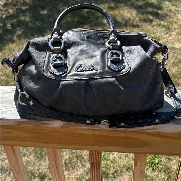 Coach Charcoal Satchel Bag - Picture 1 of 10